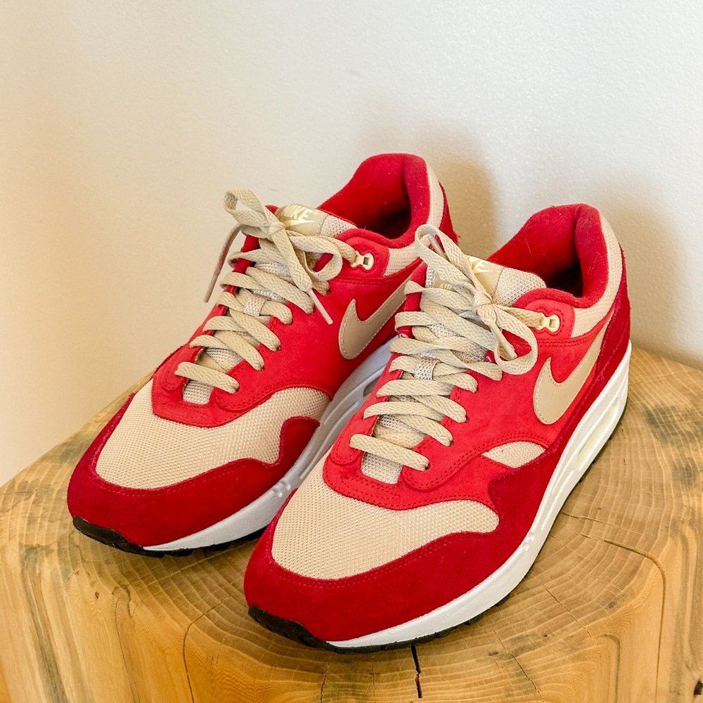 Nike Red and Cream Sneakers